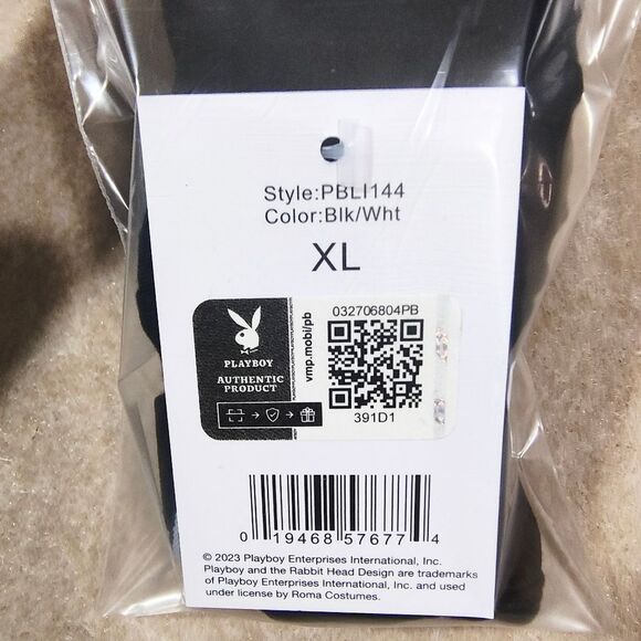 Playboy Men's Gym Black Jockstrap #J - Picture 4 of 4